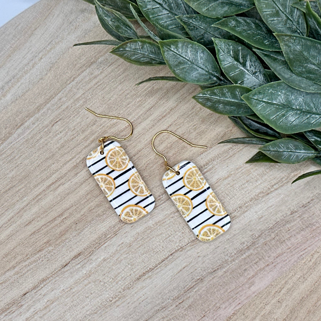 Lemons & Stripes Dangles