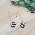 Cow Print Dangles