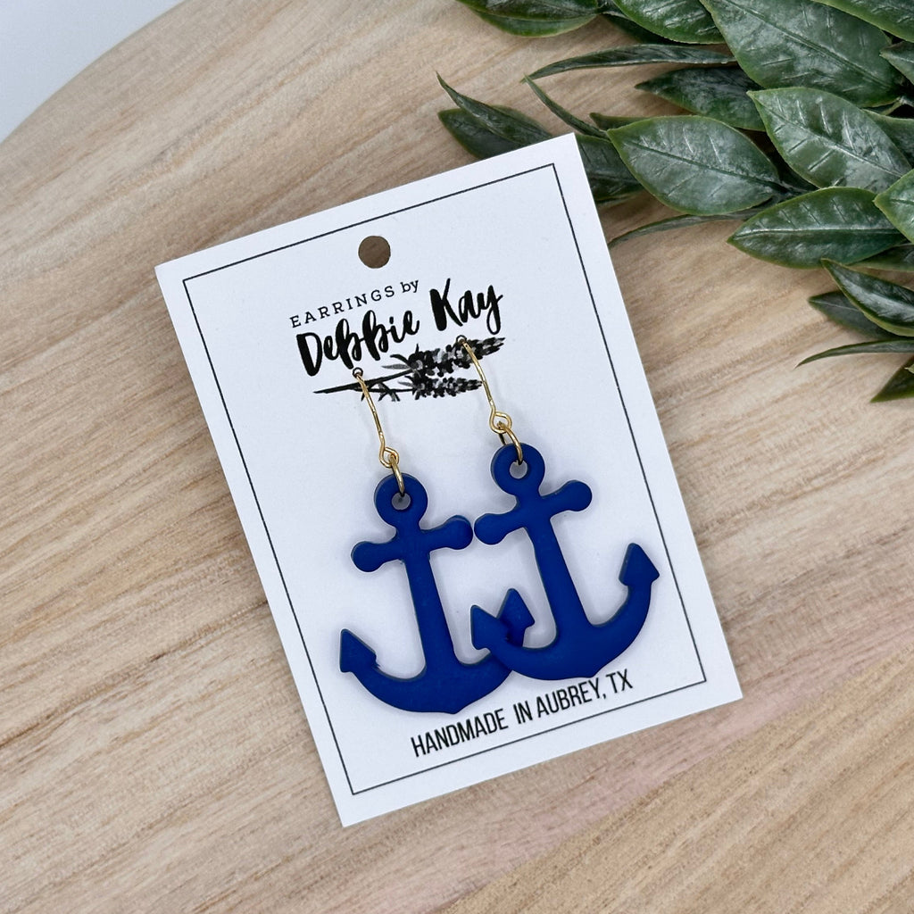 Navy Anchor Dangles
