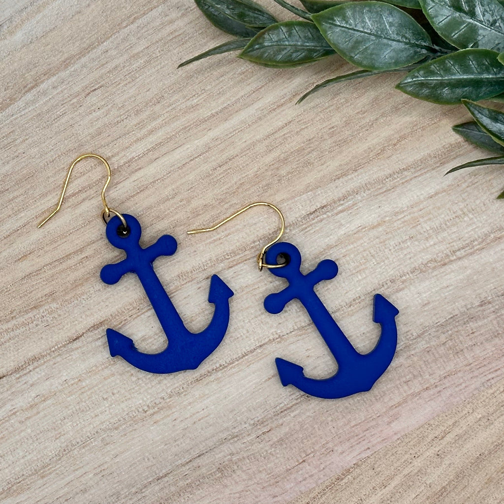 Navy Anchor Dangles