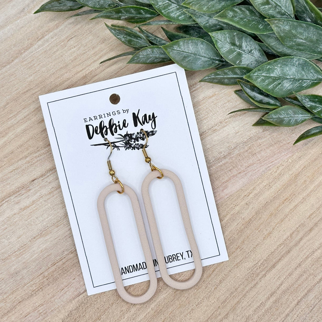 Skinny Oval Dangles