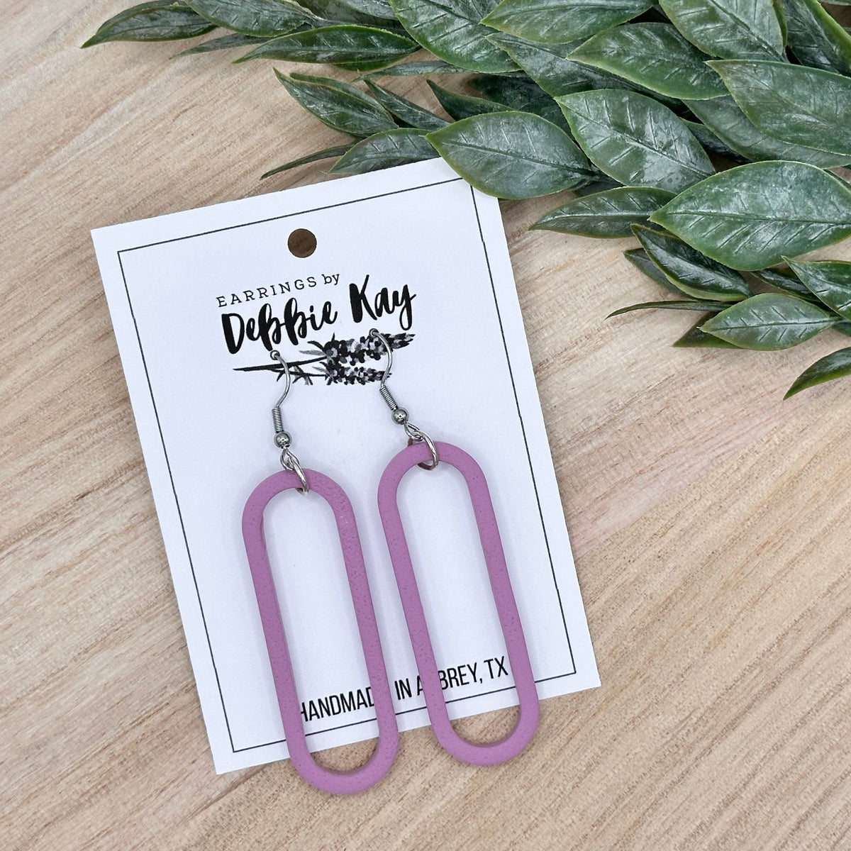 Skinny Oval Dangles