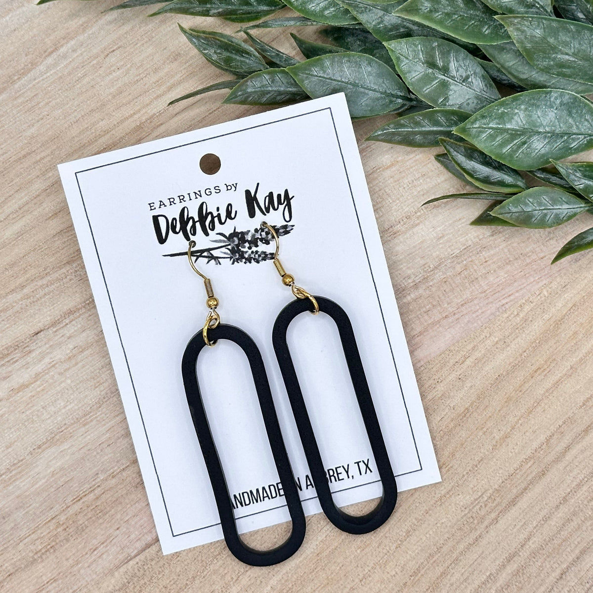 Skinny Oval Dangles
