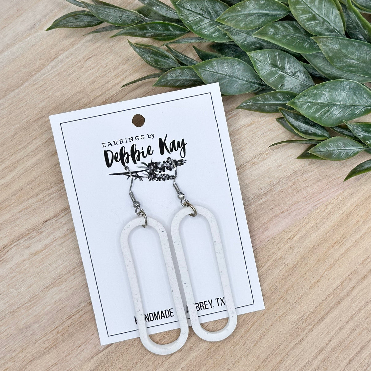 Skinny Oval Dangles