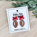 Football Bow Dangles