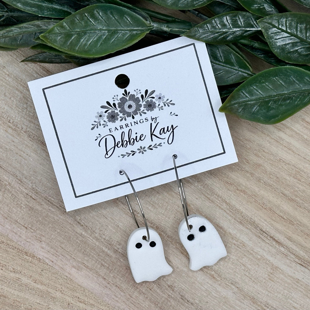 Halloween Ghost Hoops