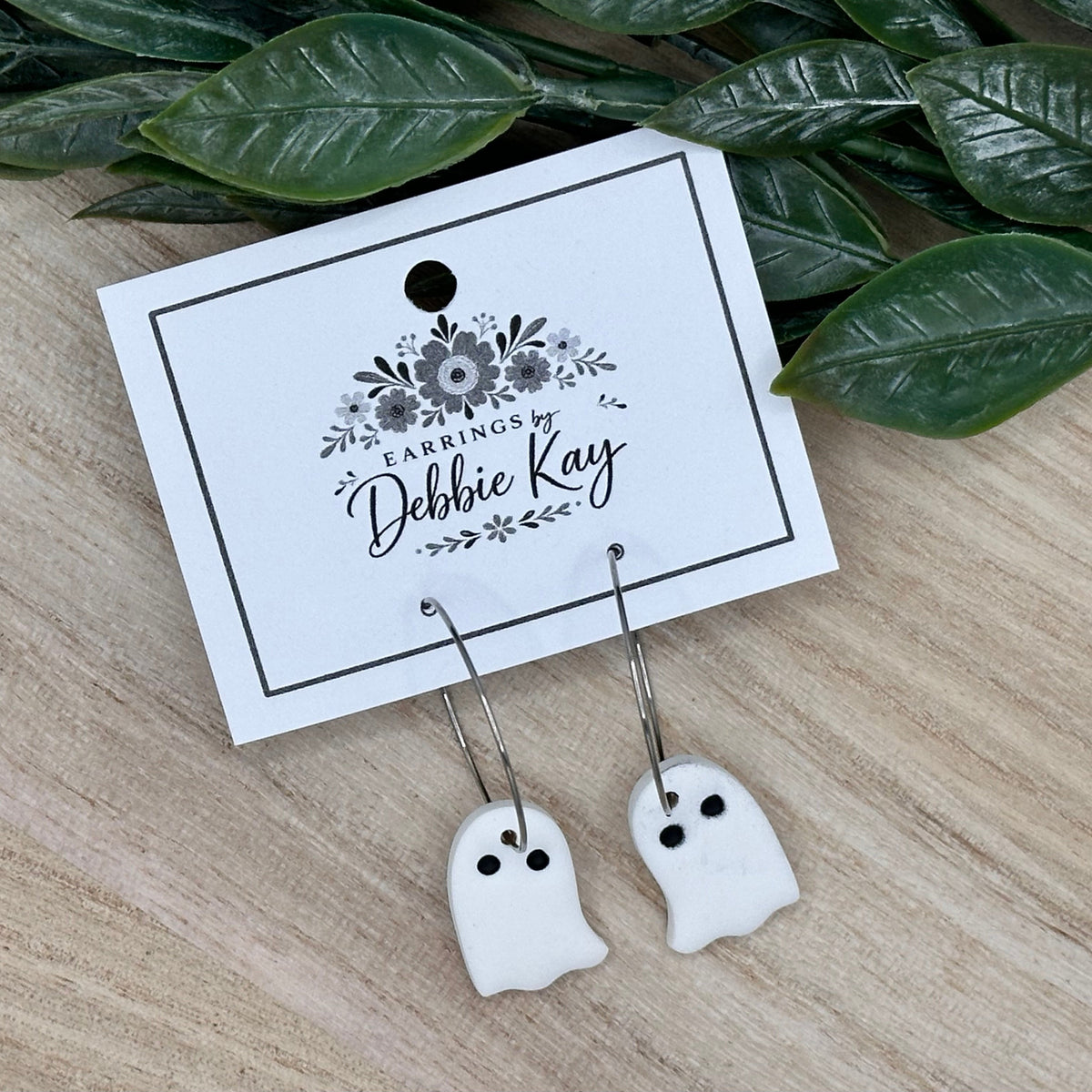 Halloween Ghost Hoops